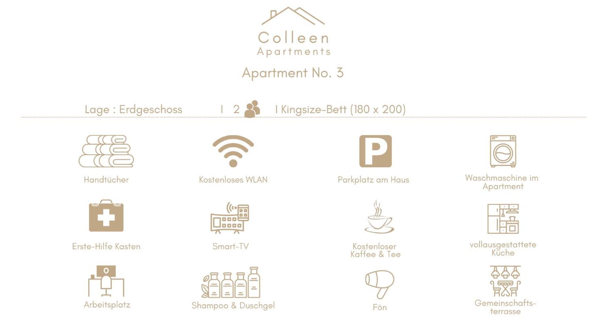Colleen Apartments - Minden, Hermannstrasse Pokoj fotografie